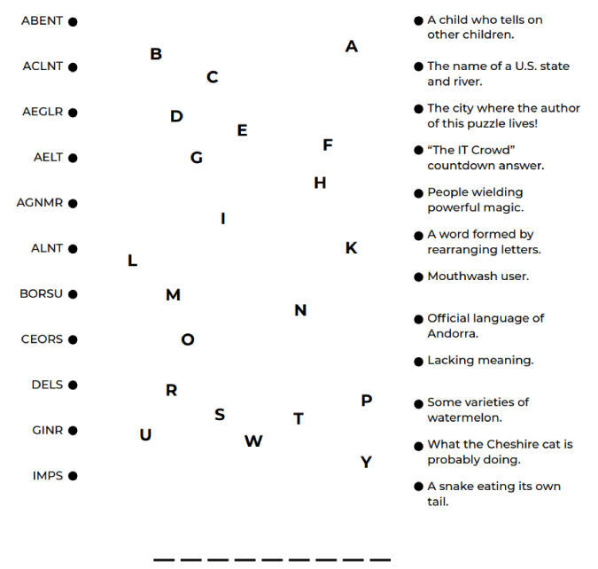Puzzled Pint puzzle